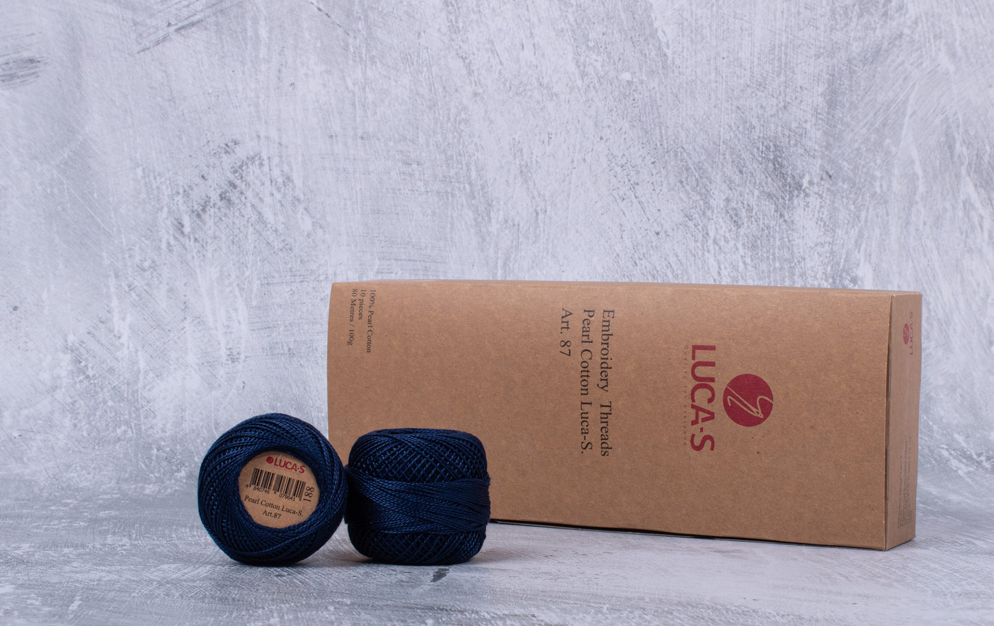Pack of 10 Pearl Cotton Luca-S Color 188, Art. 87 - Embroidery Threads