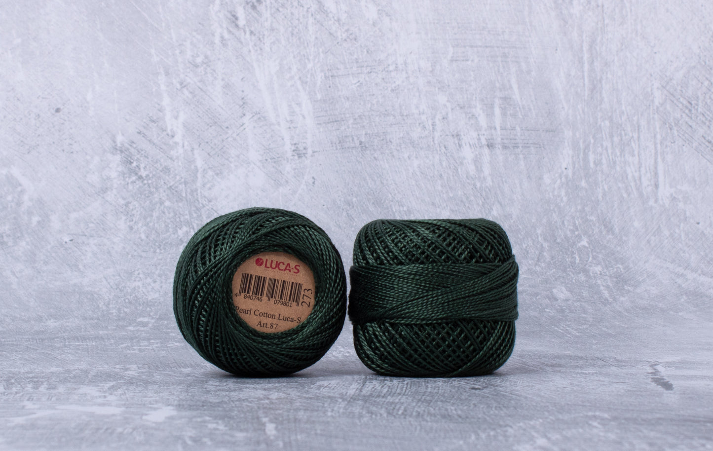 Pack of 10 Pearl Cotton Luca-S Color 273, Art. 87 - Embroidery Threads