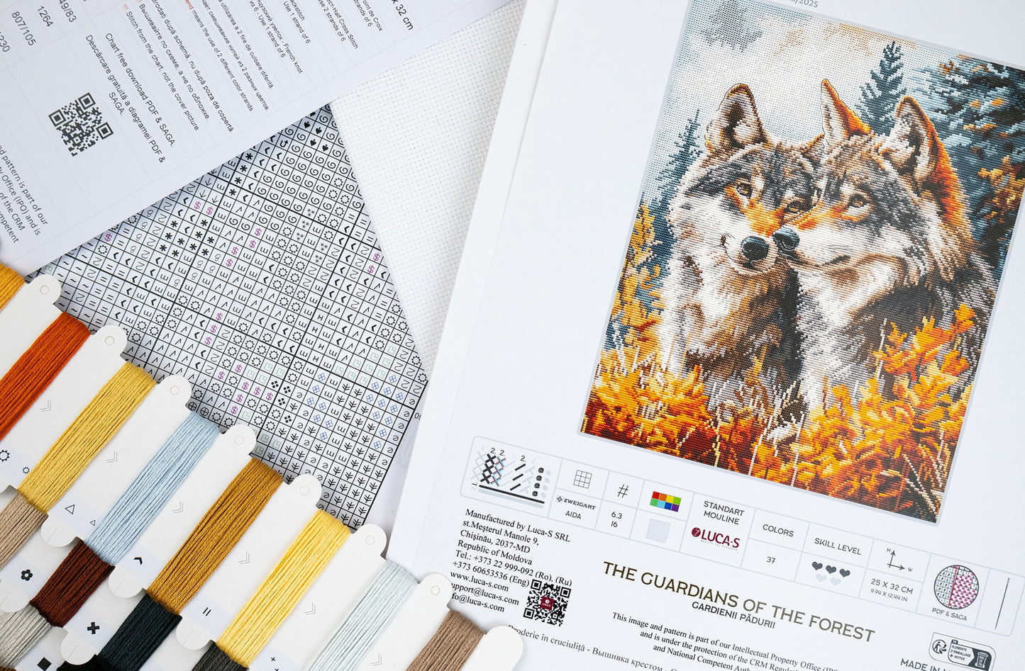 Cross Stitch Kit Luca-S - The Guardians of the Forest, BM3022