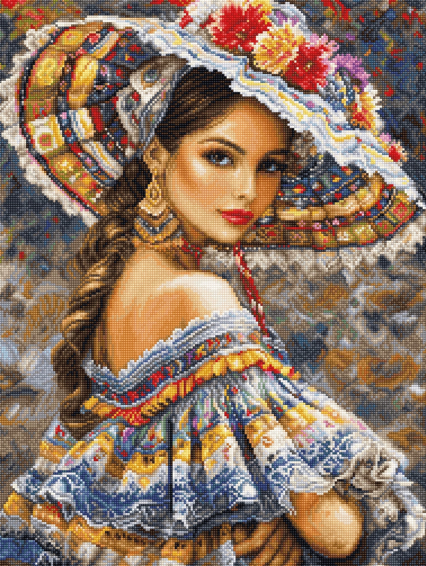 Petit Point Kit Luca-S GOLD - The Mexican Fest , G706