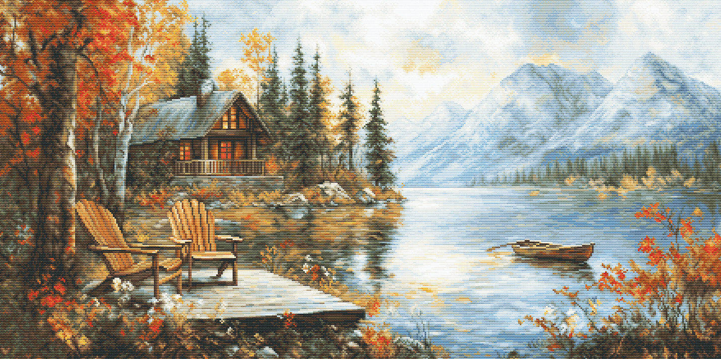 Cross Stitch Kit Luca-S GOLD - Echoes of a Golden Season, B716