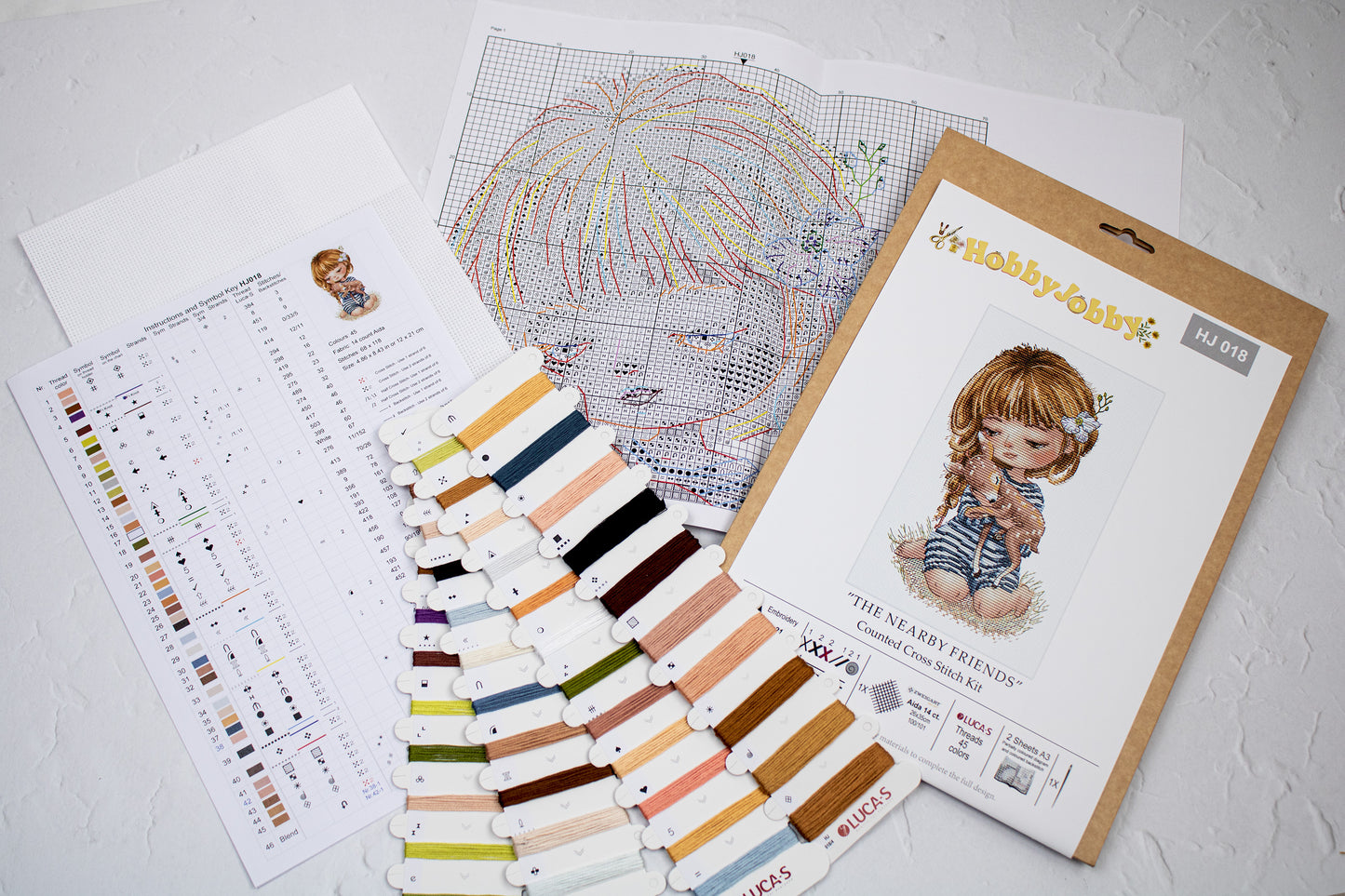 Cross Stitch Kit HobbyJobby - The Nearby Friends