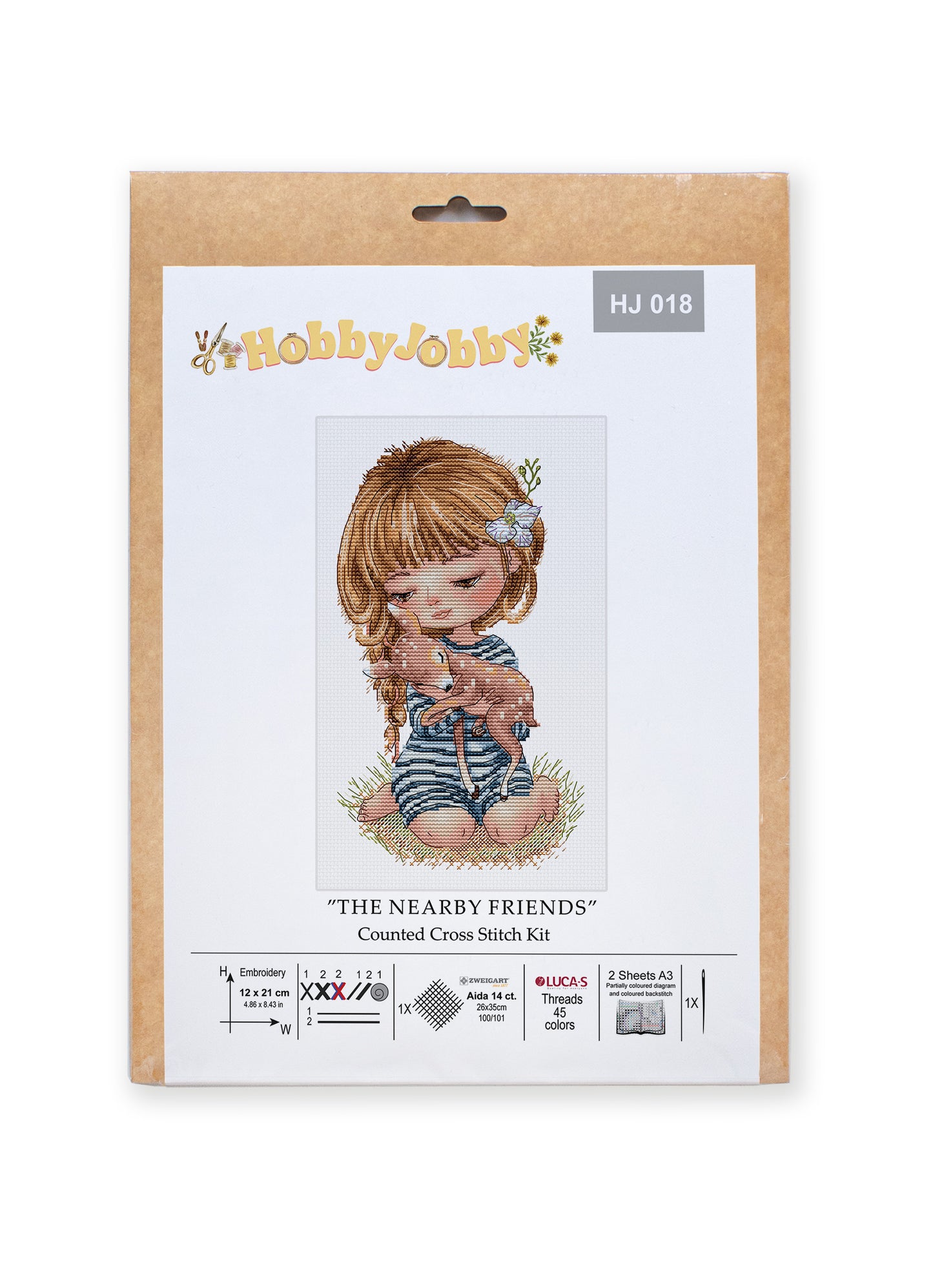 Cross Stitch Kit HobbyJobby - The Nearby Friends