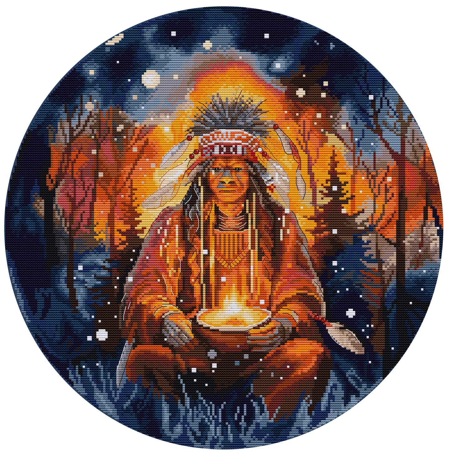 Cross Stitch Kit HobbyJobby - The Shaman