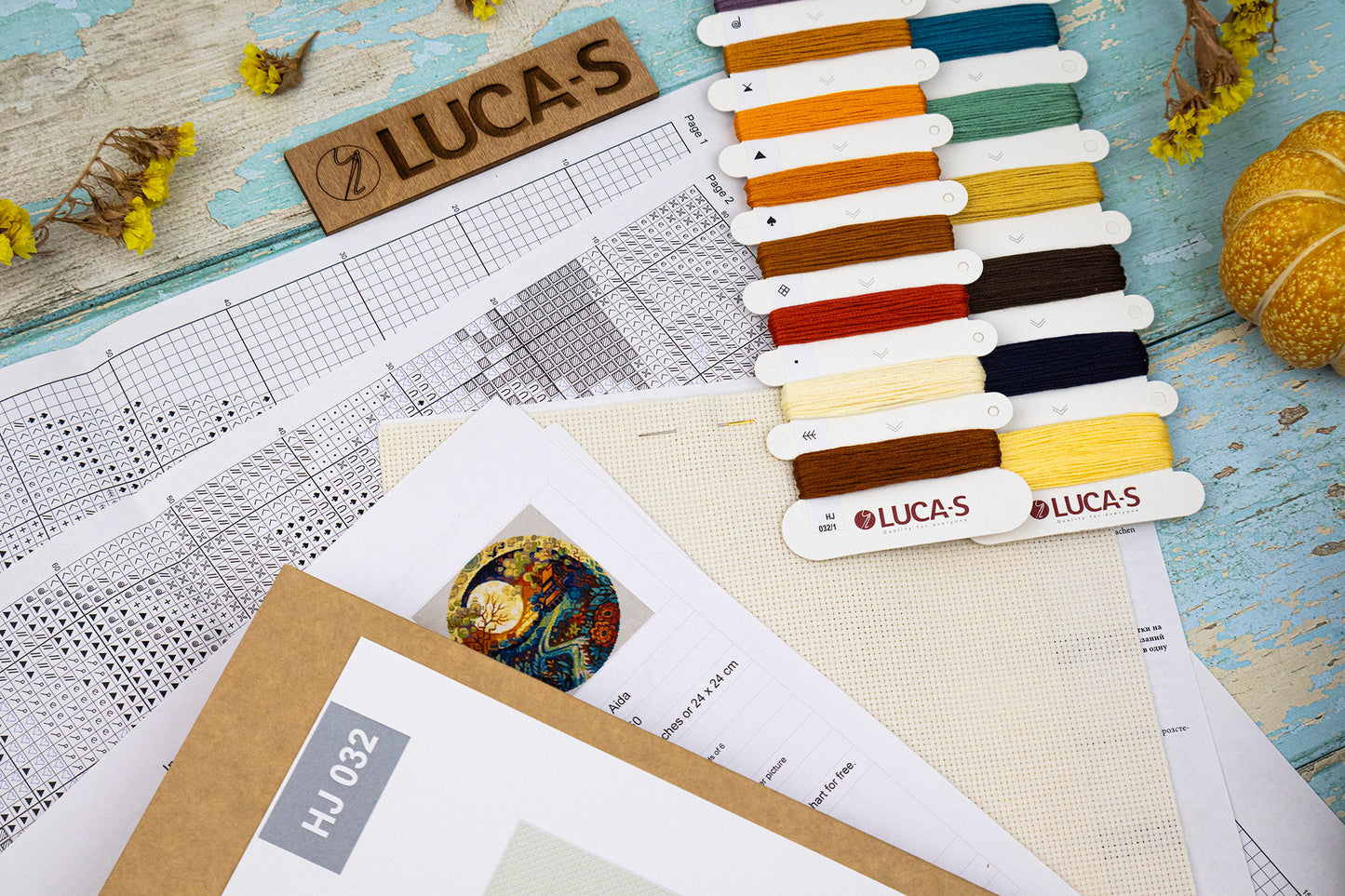 Cross Stitch Kit HobbyJobby - Sunset Lodge