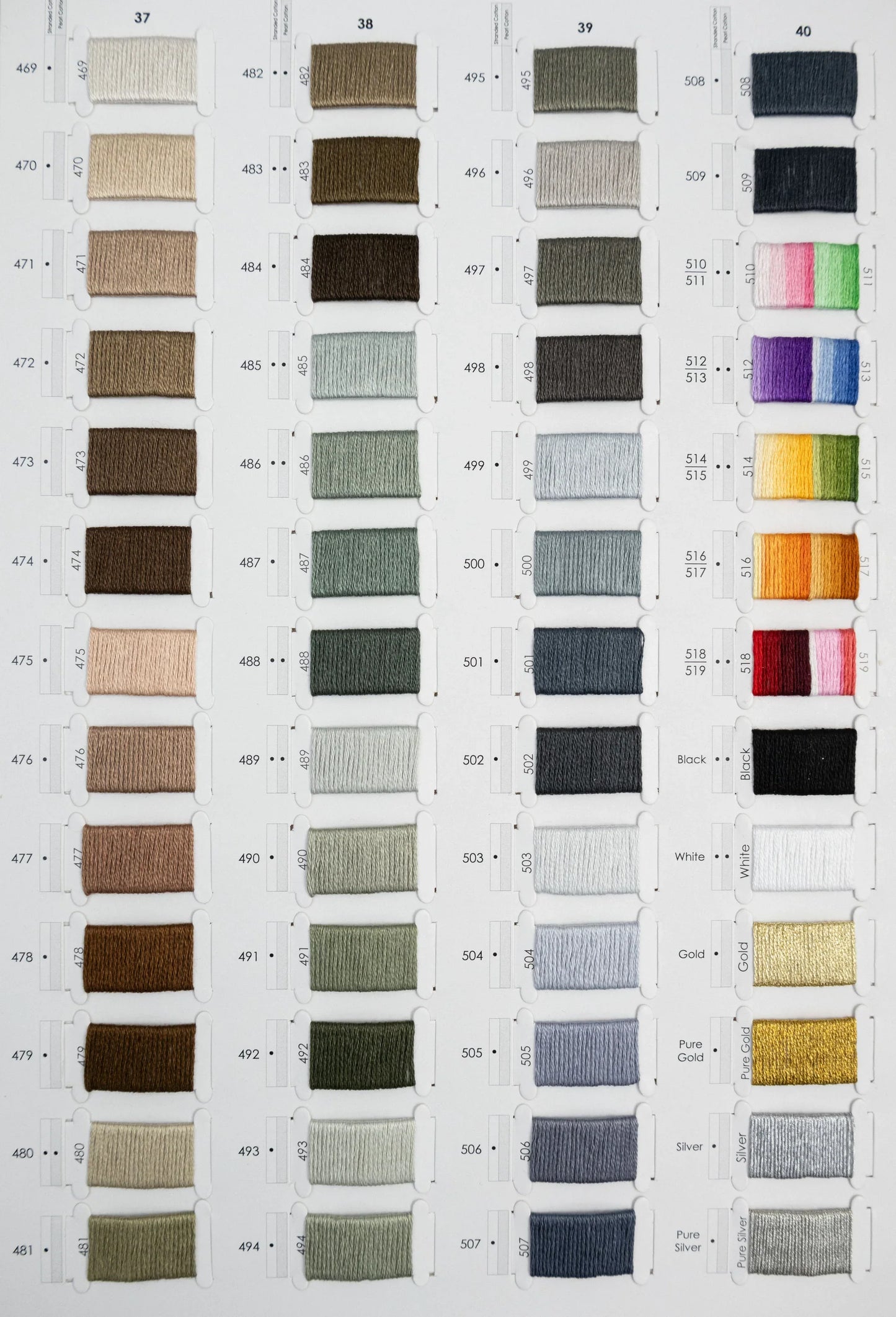 Luca-S Stranded Cotton Catalog