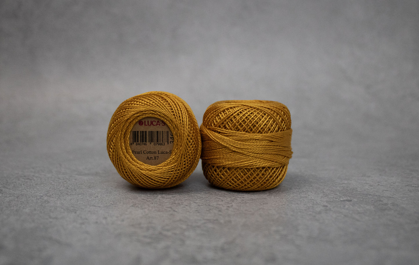 Pack of 10 Pearl Cotton Luca-S Color 346, Art. 87 - Embroidery Threads