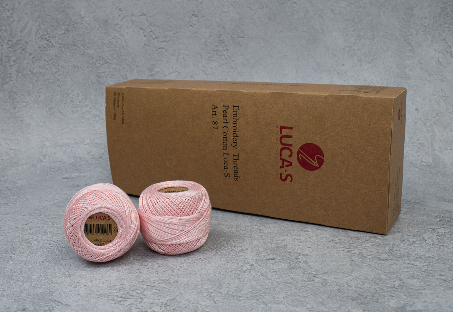 Pack of 10 Pearl Cotton Luca-S Color 23, Art. 87 - Embroidery Threads