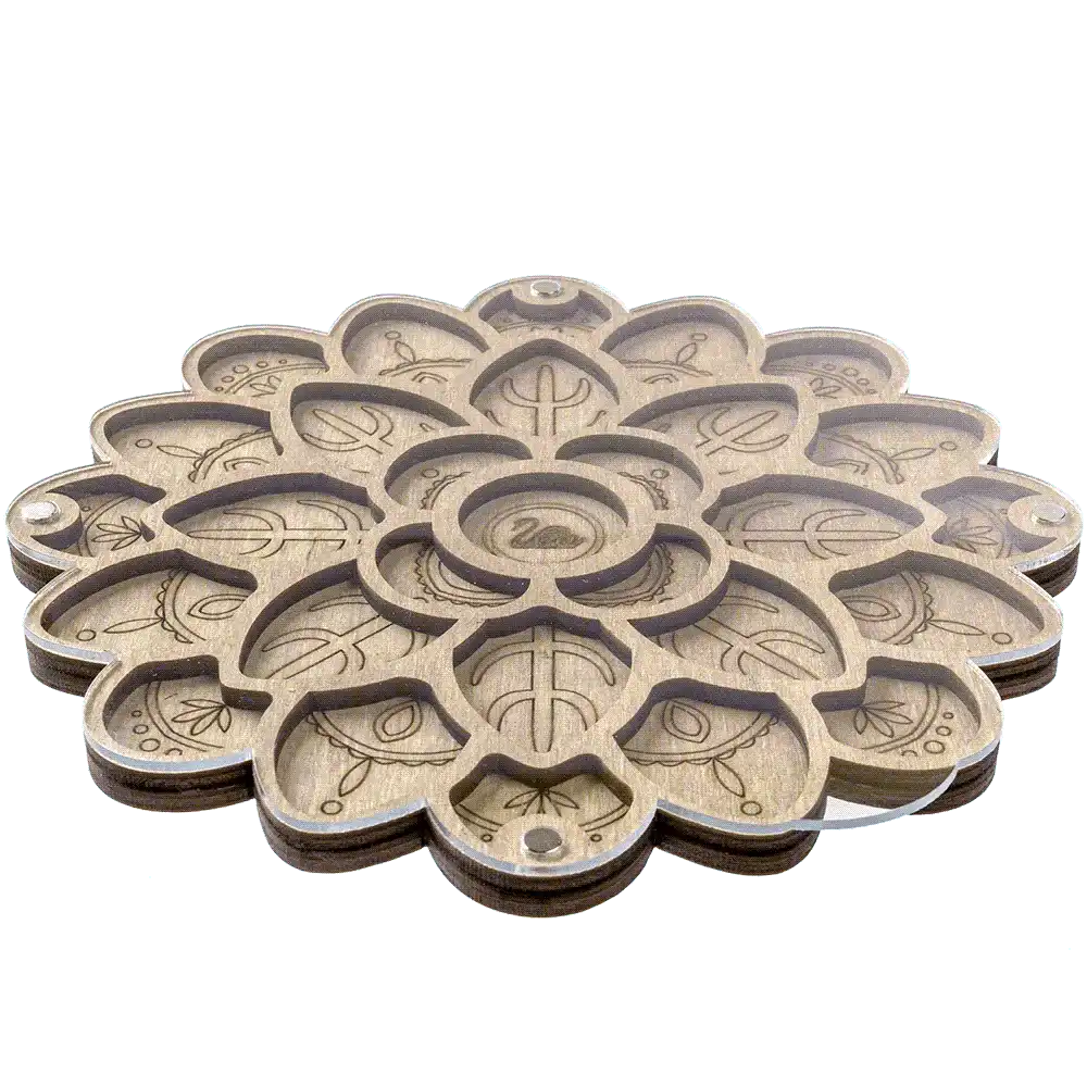 Bead organizer with transparent cover FLZB-092 Wonderland Crafts Bead Organizers - HobbyJobby