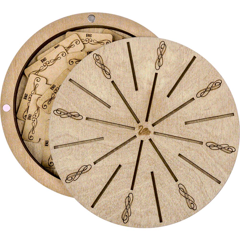 Storage Box for handcraft and 18 bobbins included Wonderland Crafts Organizer Box - HobbyJobby