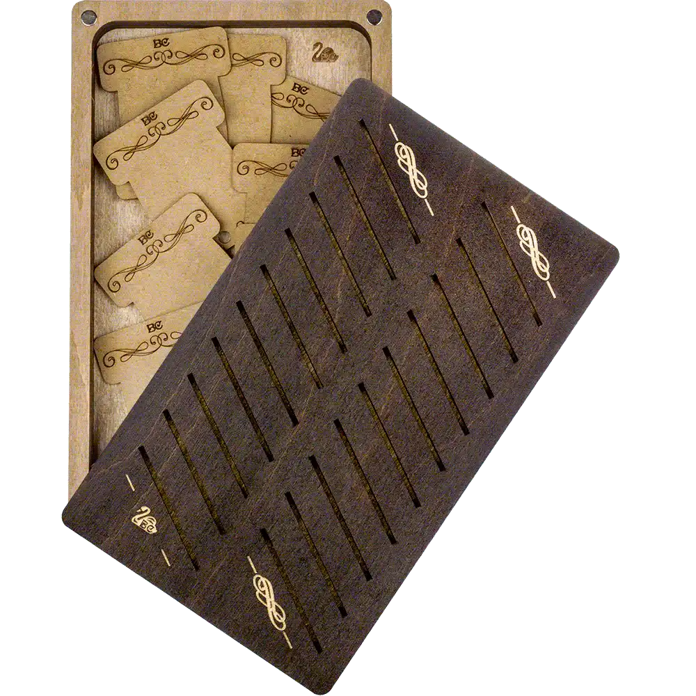 Storage Box for handcraft and 22 bobbins included Wonderland Crafts Organizer Box - HobbyJobby