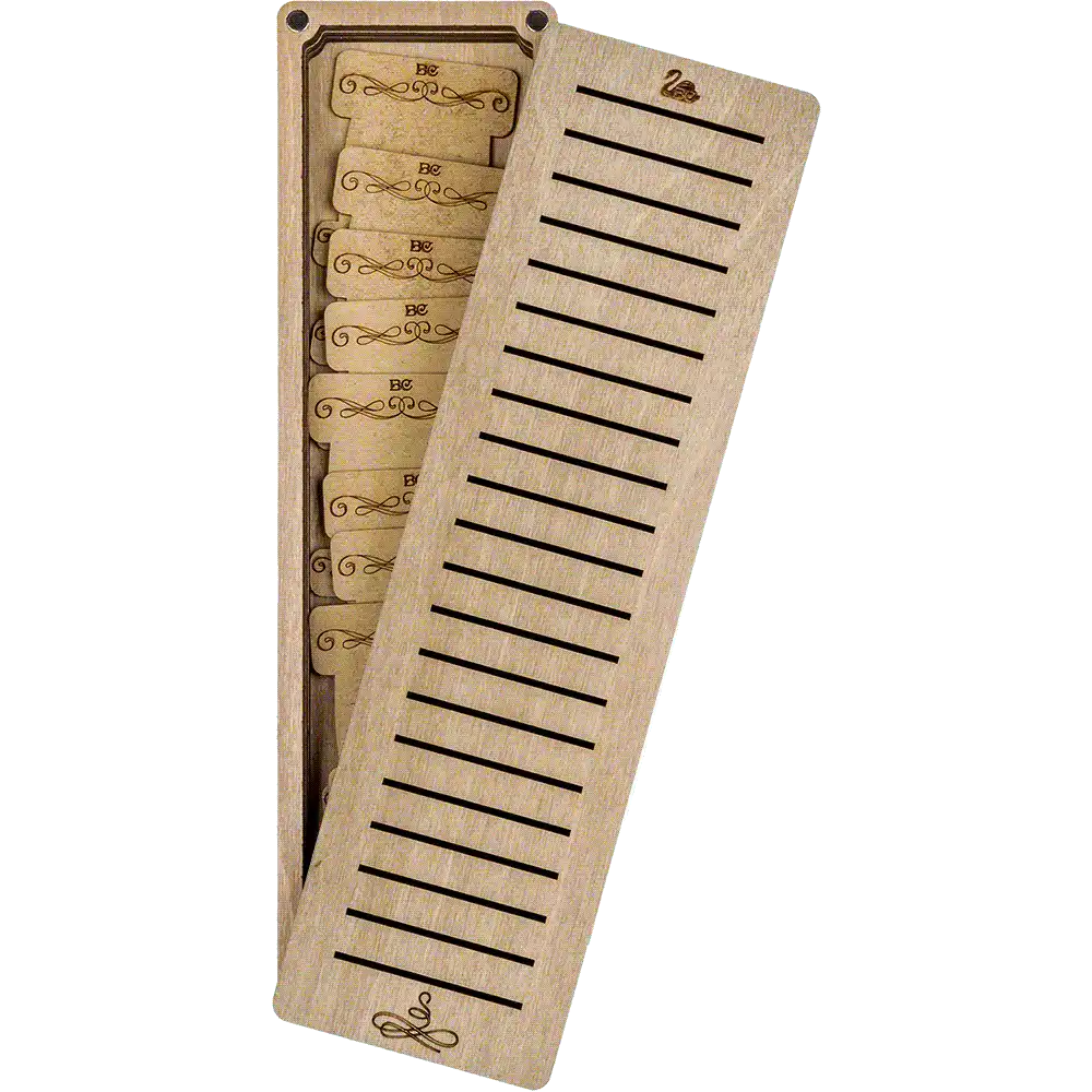 Storage Box for handcraft and 23 bobbins included Wonderland Crafts Organizer Box - HobbyJobby