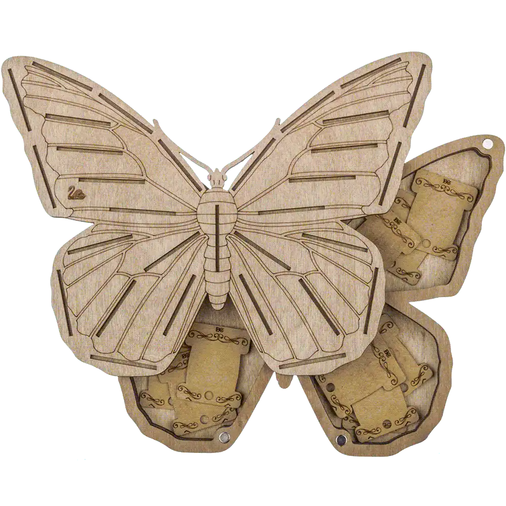 Storage Box for handcraft and 33 bobbins included Wonderland Crafts Organizer Box - HobbyJobby