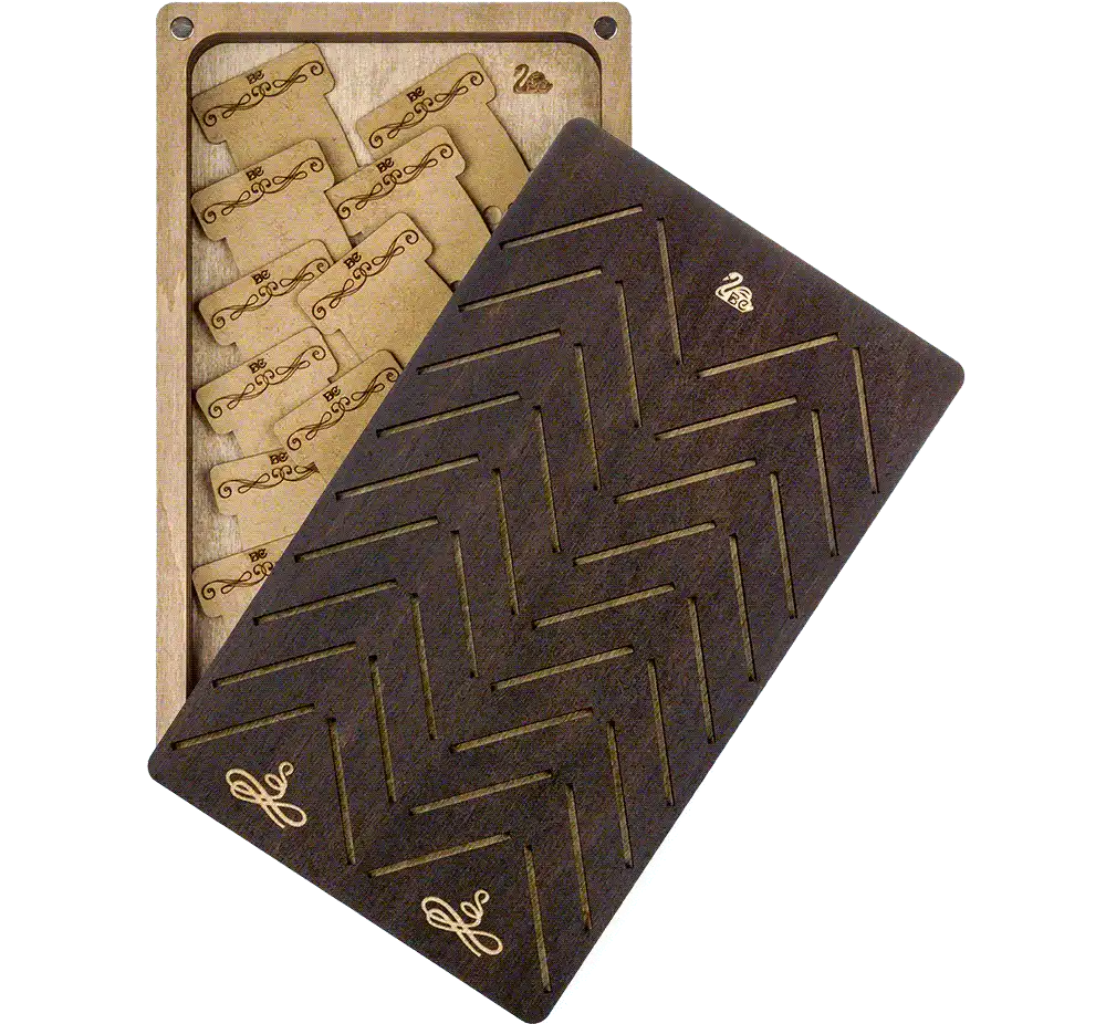 Storage Box for handcraft and 38 bobbins included Wonderland Crafts Organizer Box - HobbyJobby