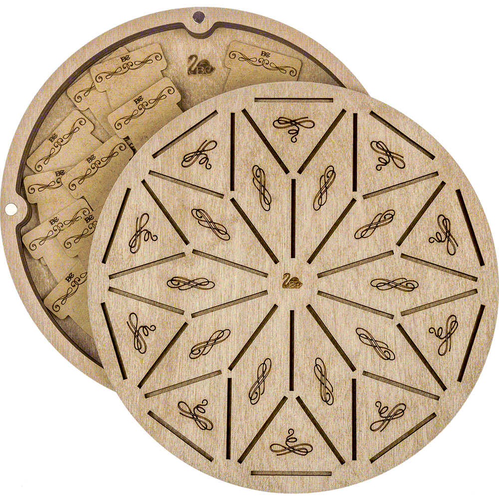 Storage Box for handcraft and 42 bobbins included Wonderland Crafts Organizer Box - HobbyJobby