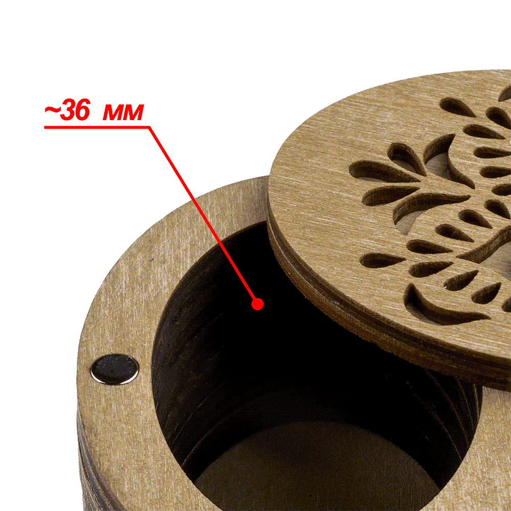 Wooden Storage Box for Handcrafts Wonderland Crafts Organizer Box - HobbyJobby