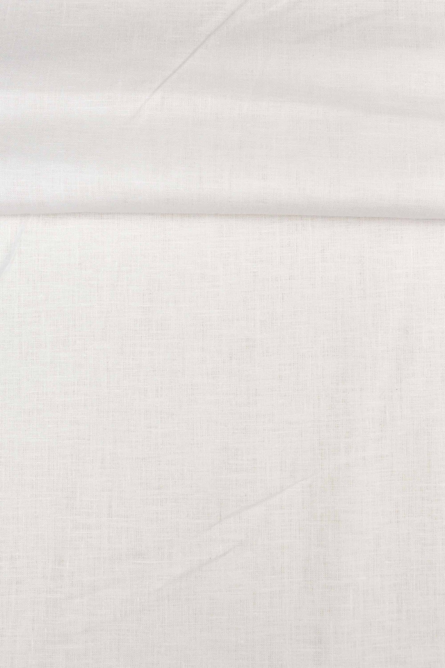 Luca-S Pure Natural 100% Linen Soft Fabric White Color