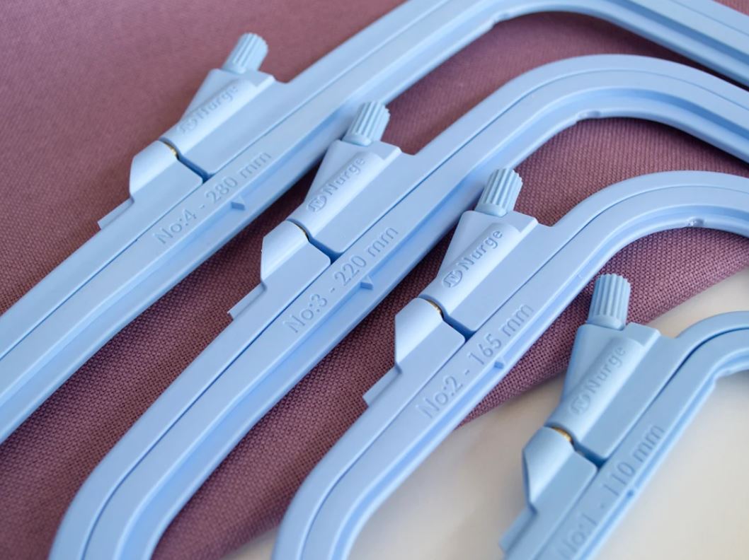 Cross Stitch Square Hoop, Blue - Nurge Embroidery Hoop