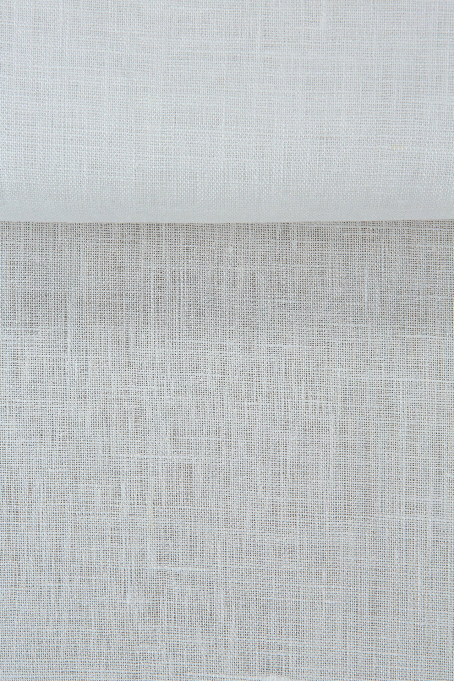 Luca-S Natural Pure 100% Linen Soft Fabric Natural White Color