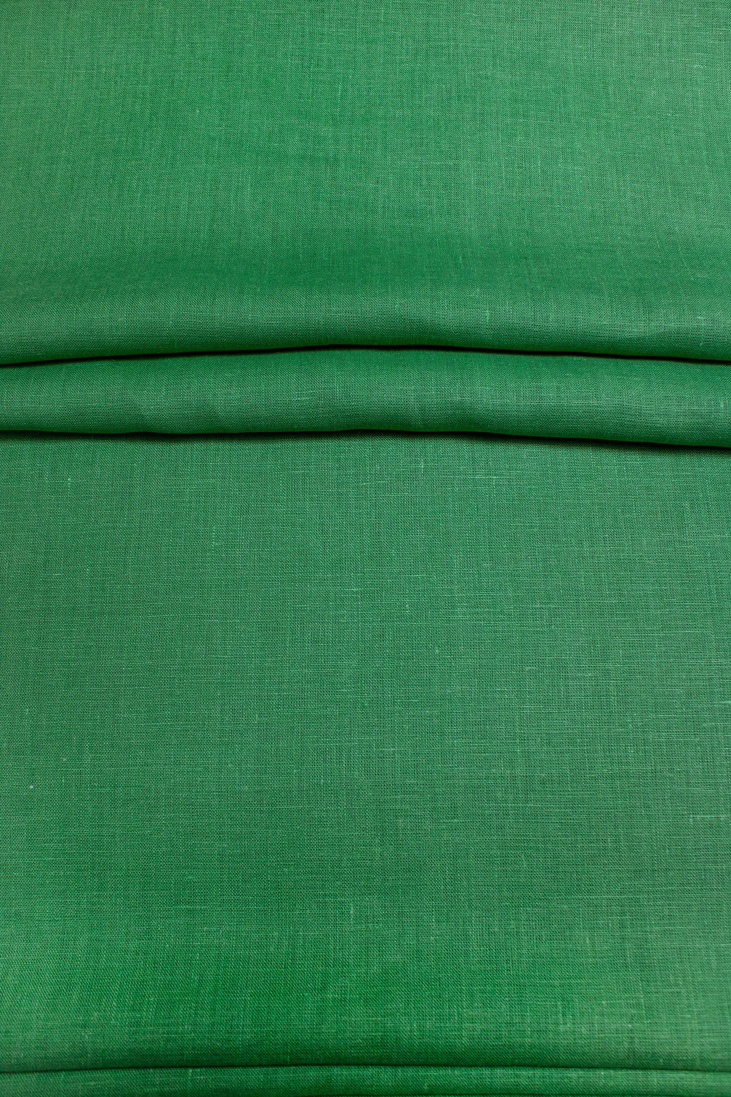 Luca-S Pure Natural 100% Linen Soft Fabric Grass Green Color