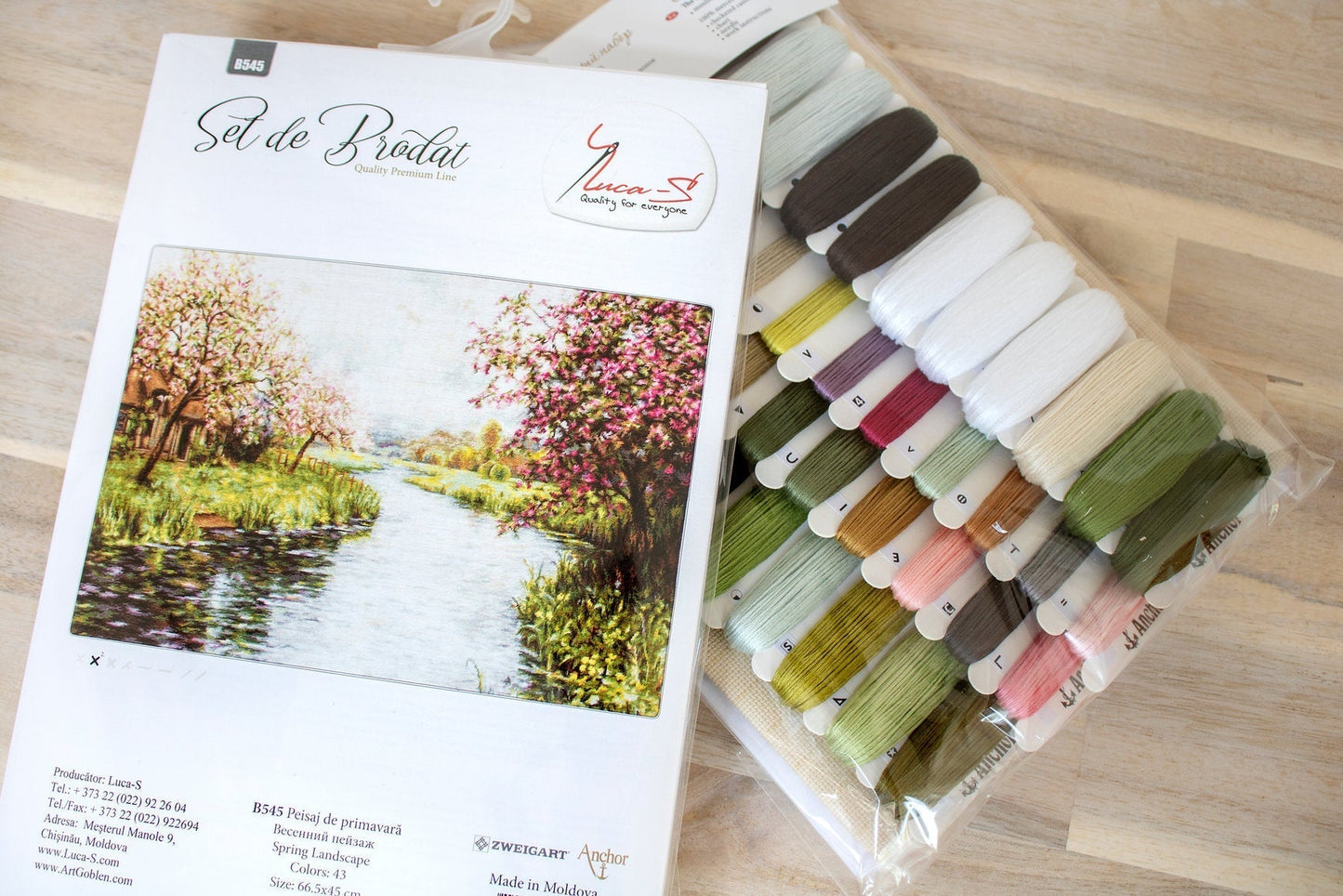 Cross Stitch Kit Luca-S - Spring Landscape, B545