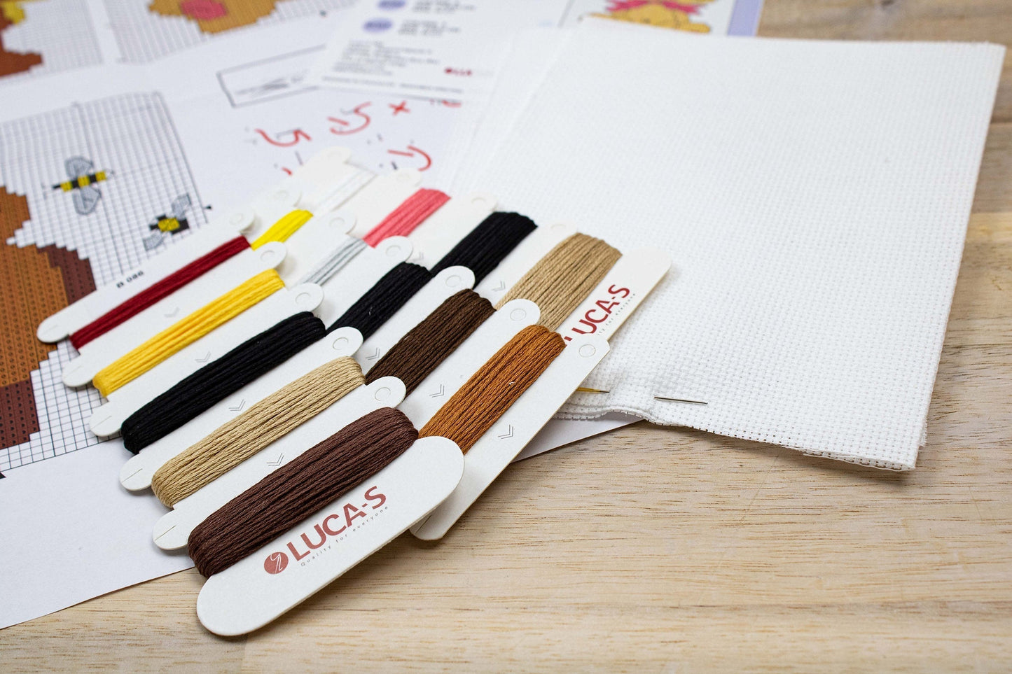 Cross Stitch Kit for Beginners - My First Embroidery M02