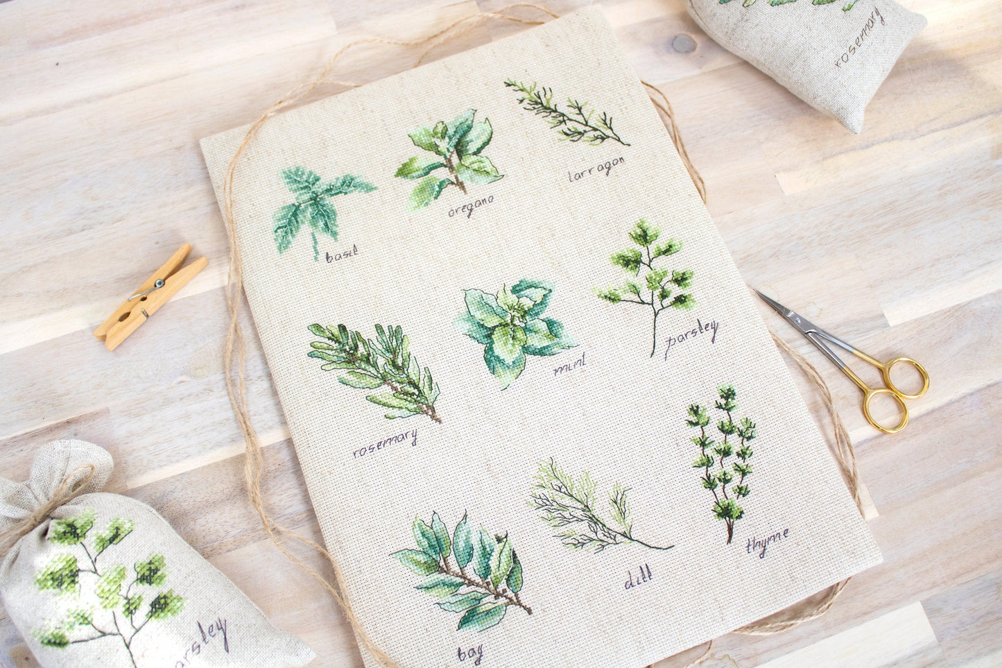Cross Stitch kit Luca-S - Spices and Herbs, B2346