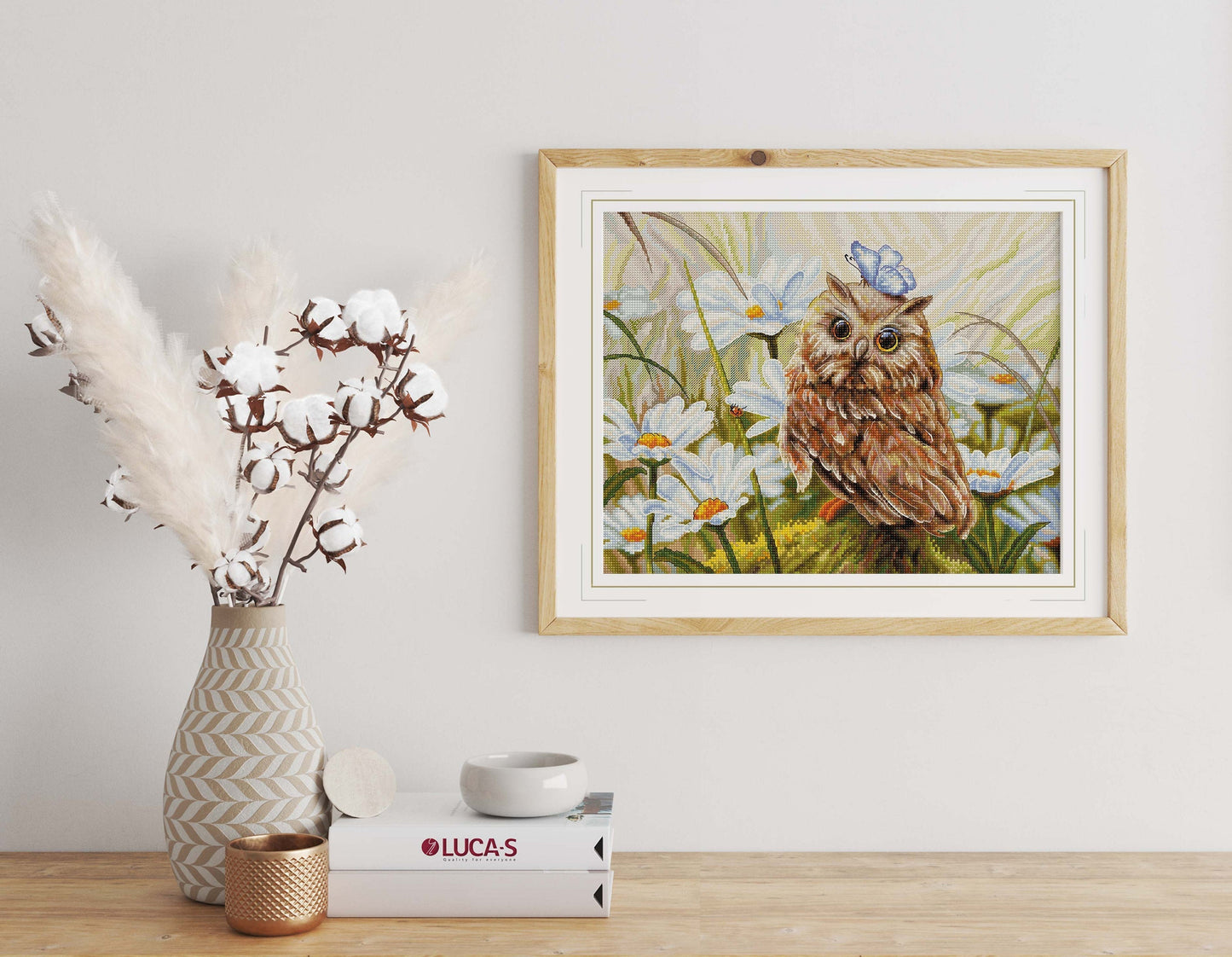 Cross Stitch Kit Luca-S - Lucky Owl, B7011