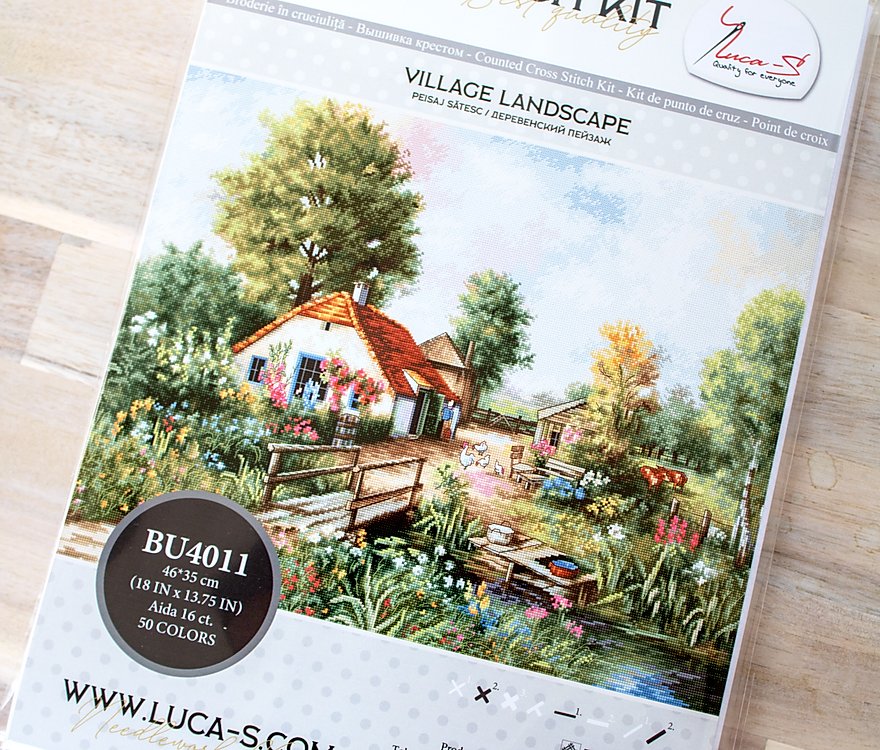 Cross Stitch Kit Luca-S - Village Landscape, BU4011