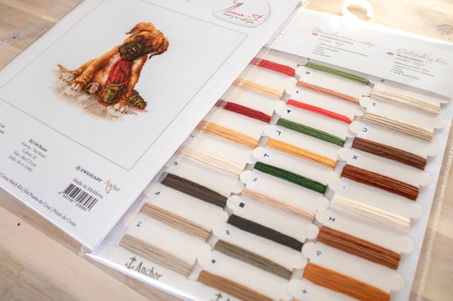 Cross Stitch Kit Luca-S - The Boxer, B2338