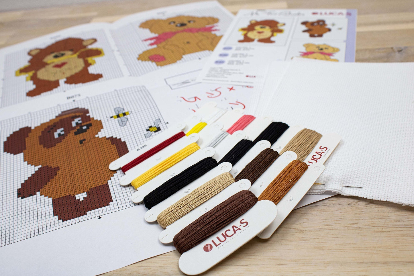 Cross Stitch Kit for Beginners - My First Embroidery M02