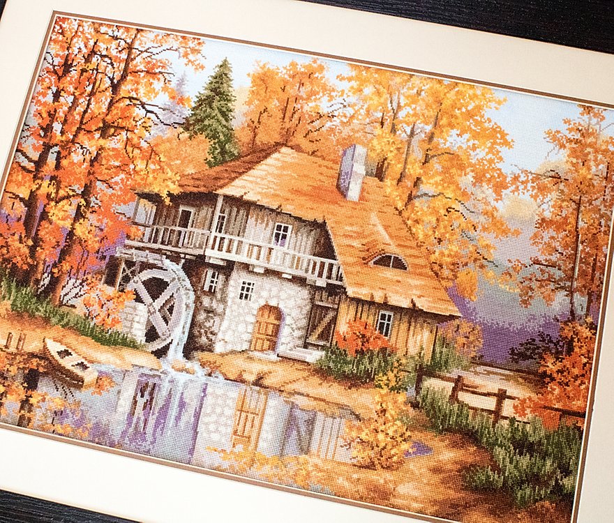 Cross Stitch Kit Luca-S - Autumn Landscape, B481