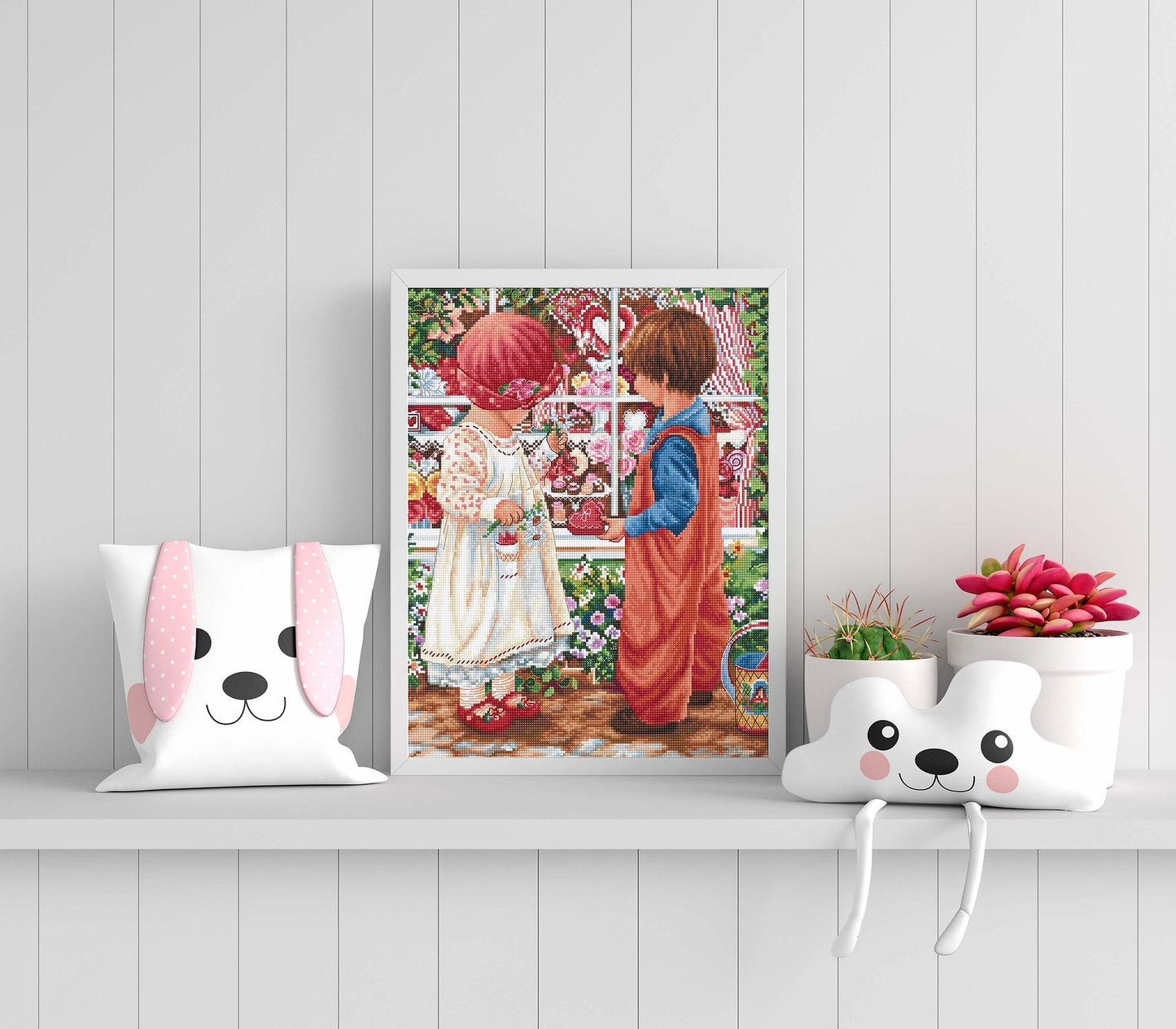 Cross Stitch Kit Luca-S - Valentine's Treasure, B2407