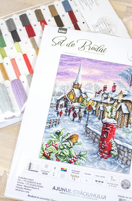 Cross Stitch Kit Luca-S - Christmas Eve, B2361