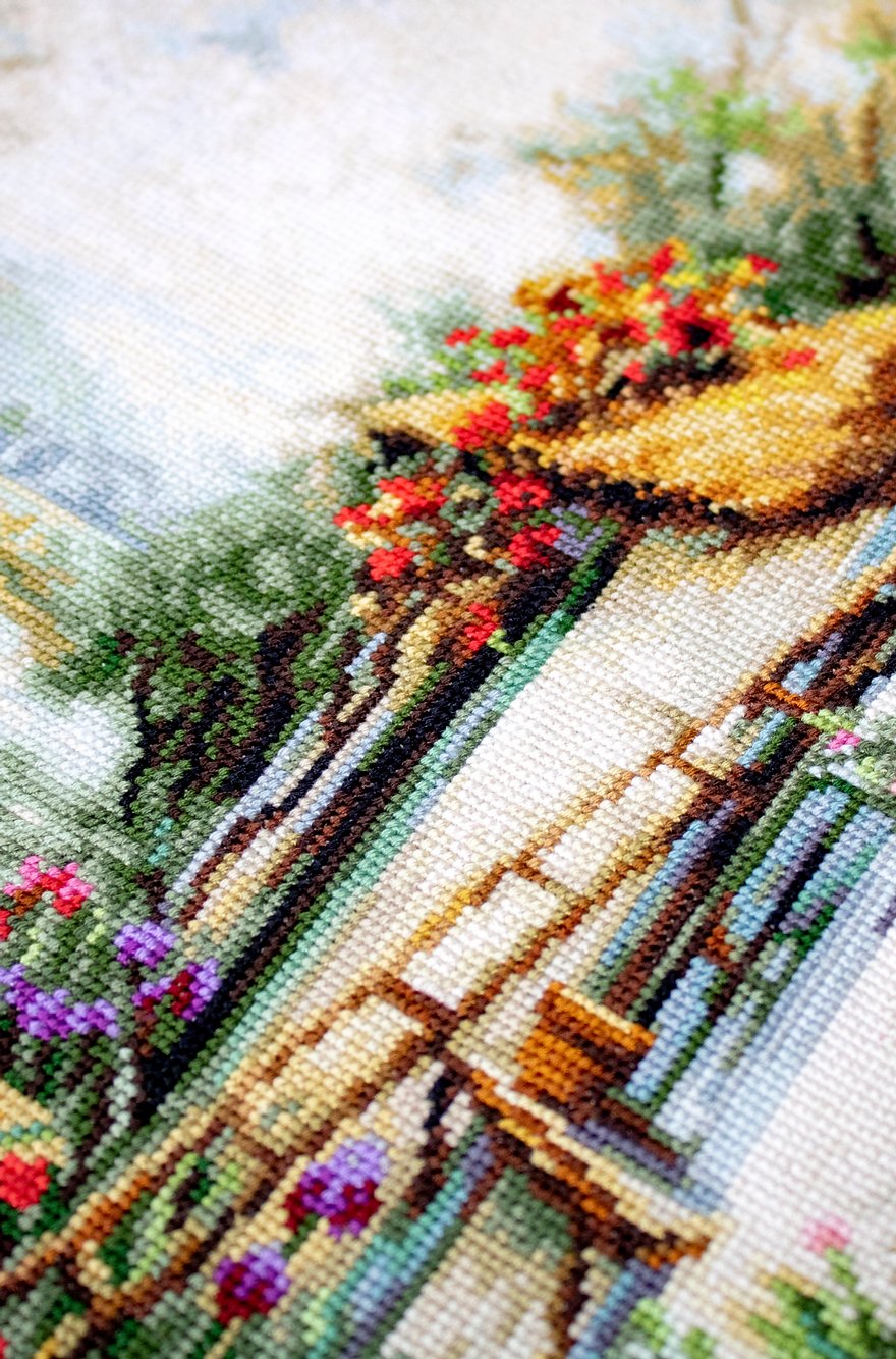Cross Stitch Kit Luca-S - Along the River, B581