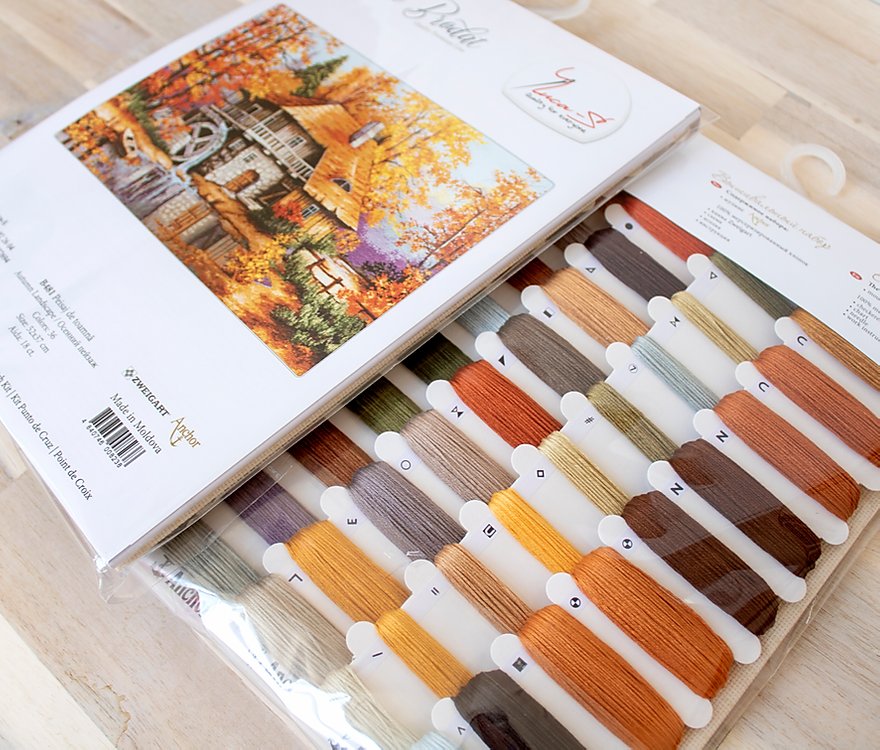Cross Stitch Kit Luca-S - Autumn Landscape, B481