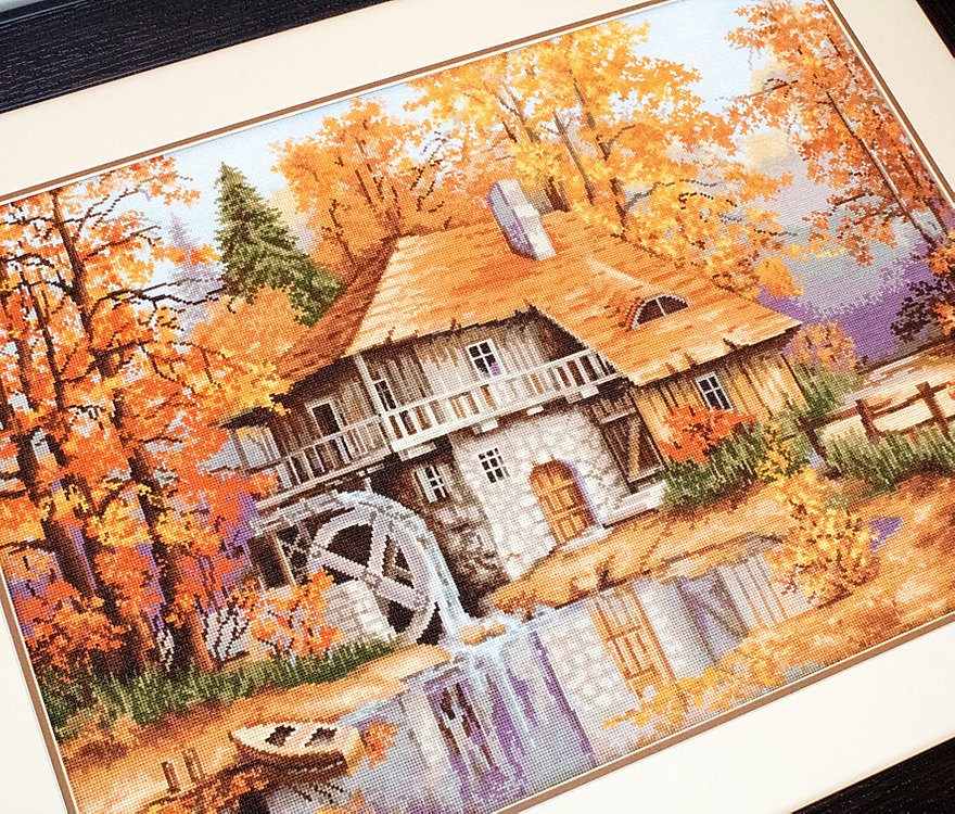 Cross Stitch Kit Luca-S - Autumn Landscape, B481