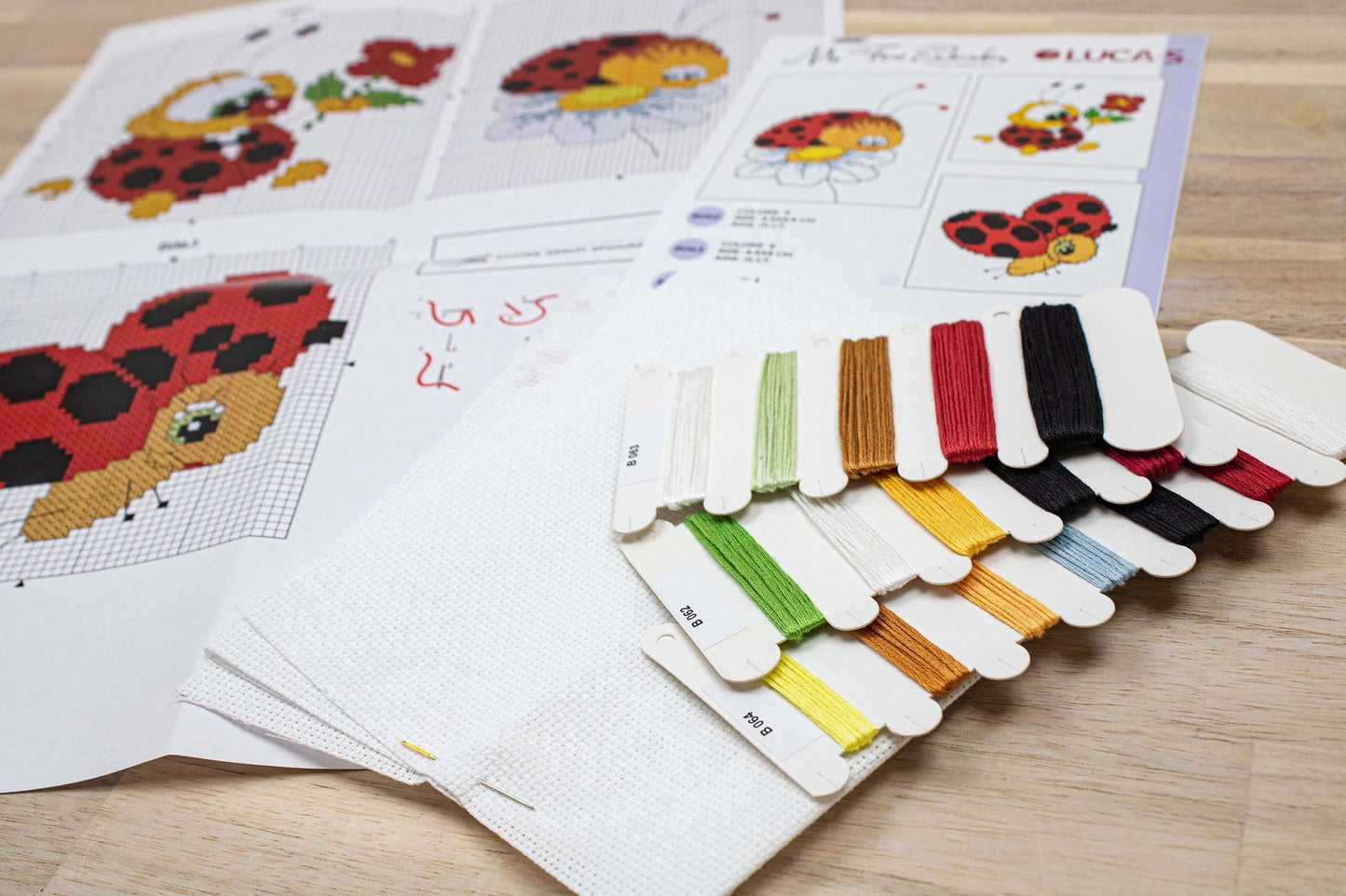 Cross Stitch Kit for Beginners - My First Embroidery M01