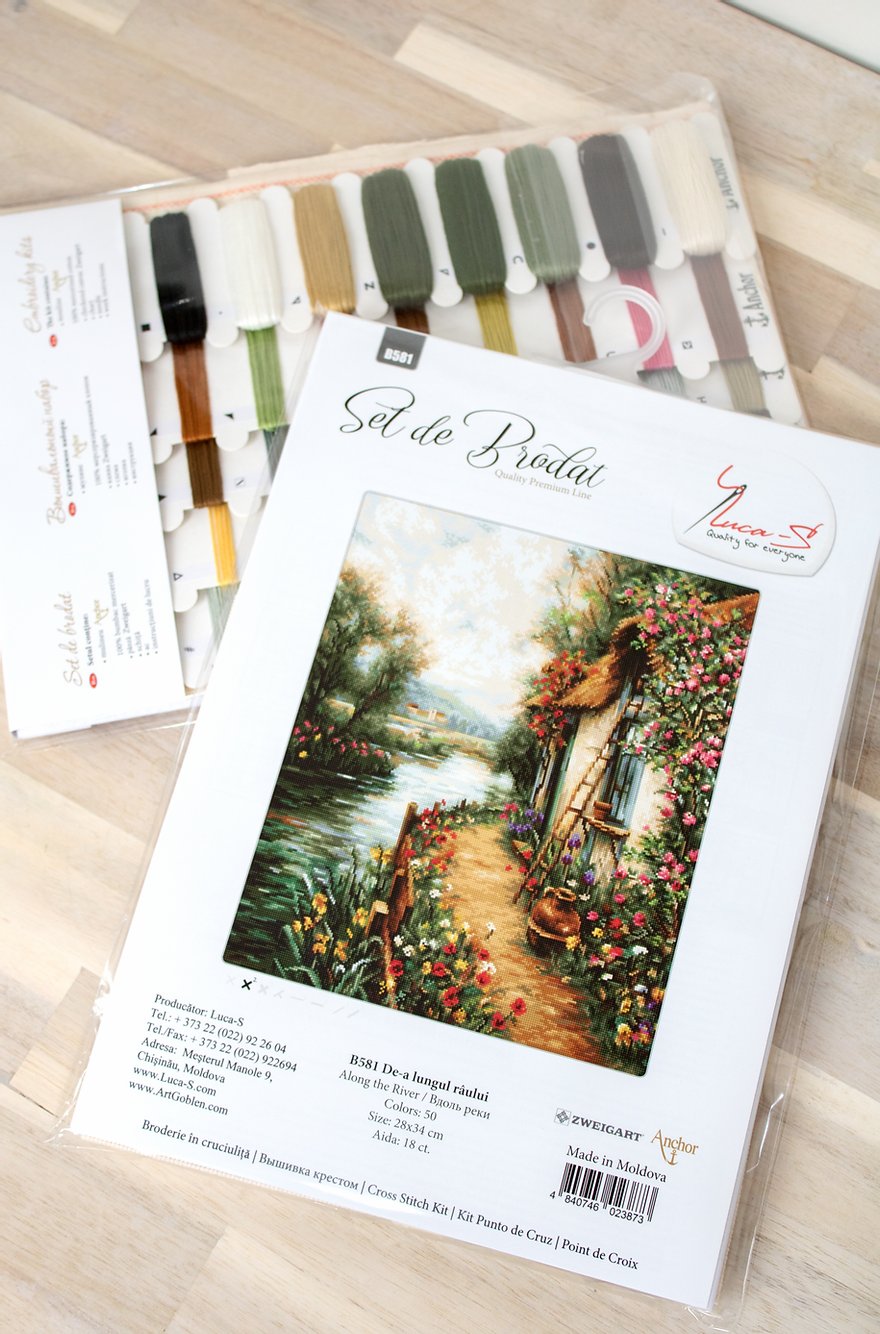 Cross Stitch Kit Luca-S - Along the River, B581