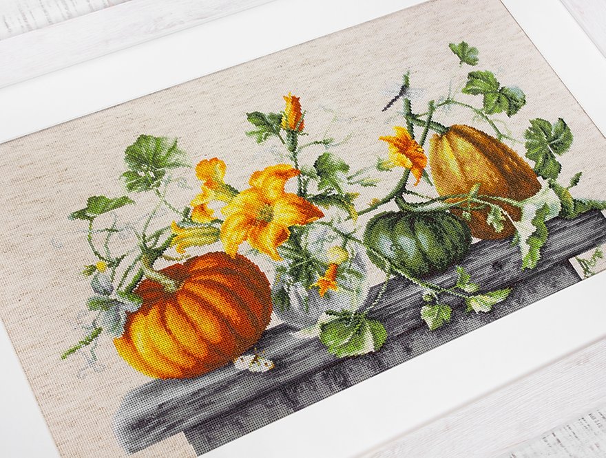 Cross Stitch Kit Luca-S - Pumpkins, B2303