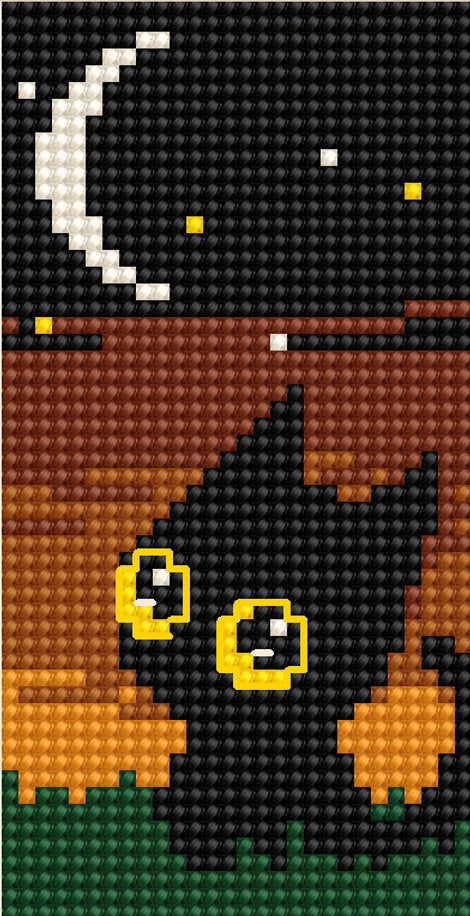 Cross Stitch Kit for Beginners - Kids Embroidery Kit B069