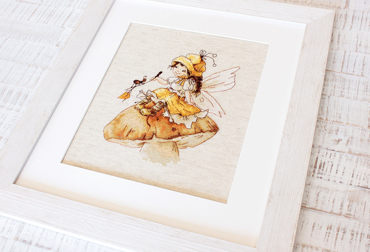 Cross Stitch Kit Luca-S - The Fairy on Mushroom, B1109