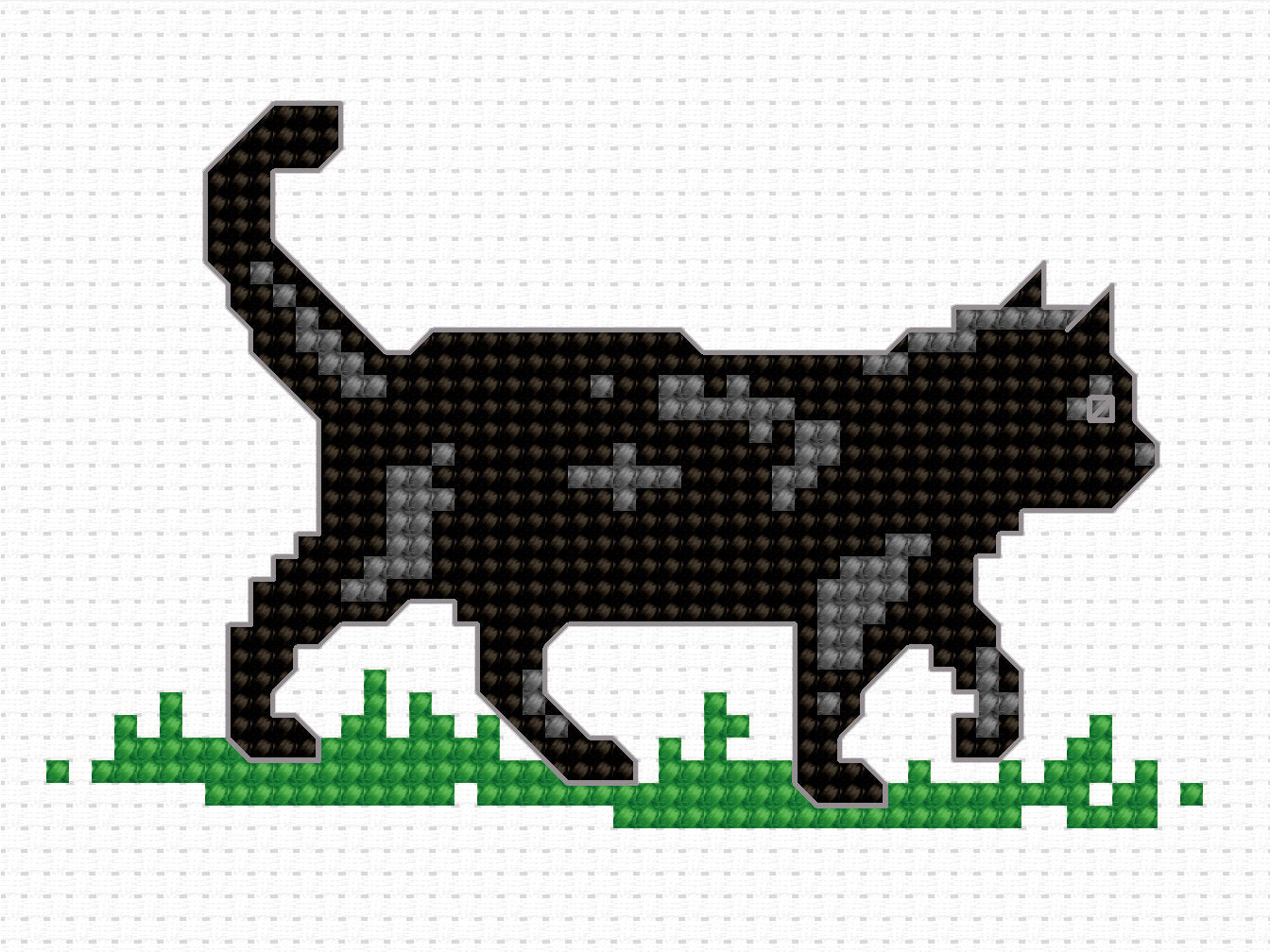 Cross Stitch Kit for Beginners - Kids Embroidery Kit, B034