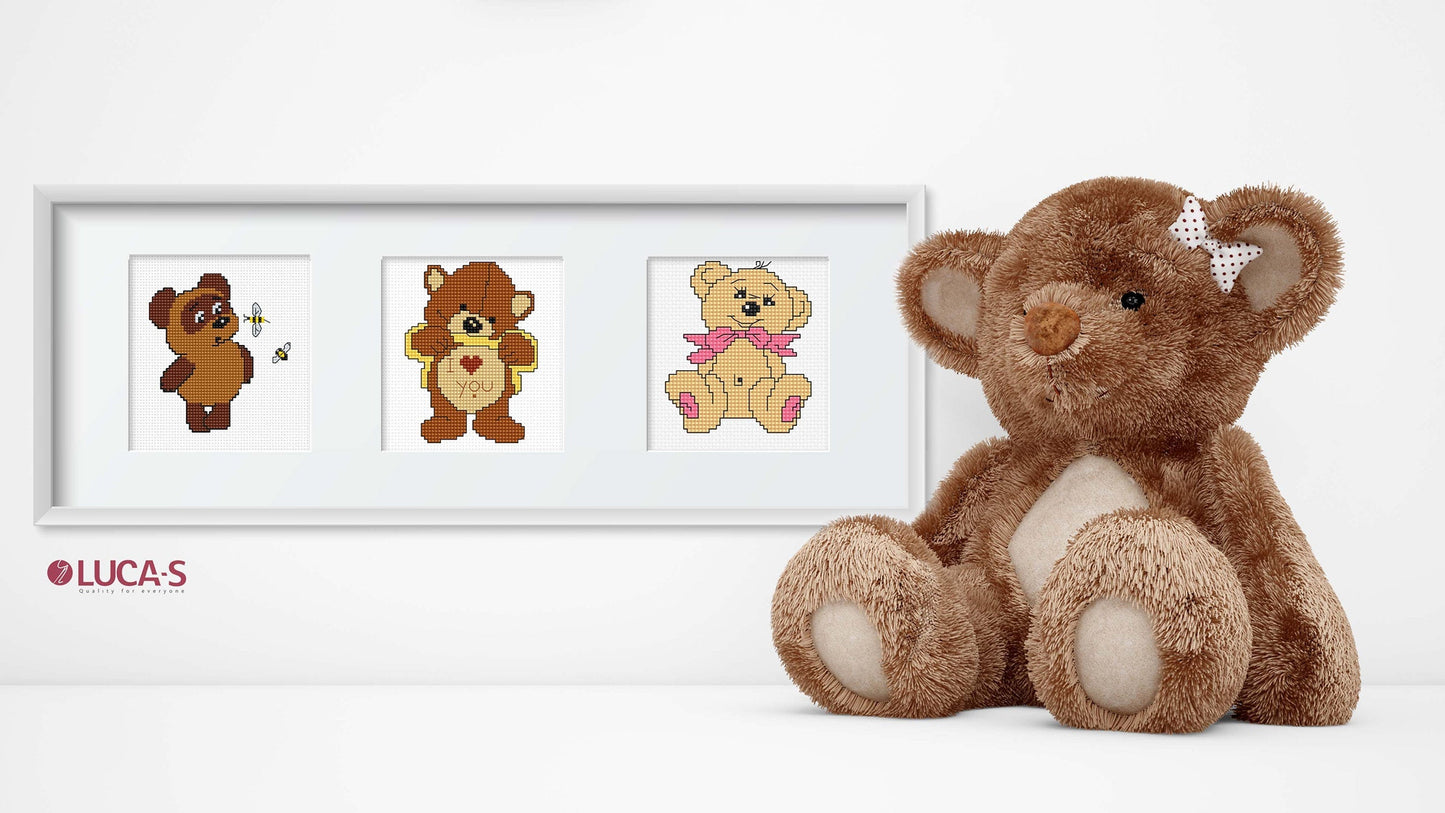 Cross Stitch Kit for Beginners - My First Embroidery M02