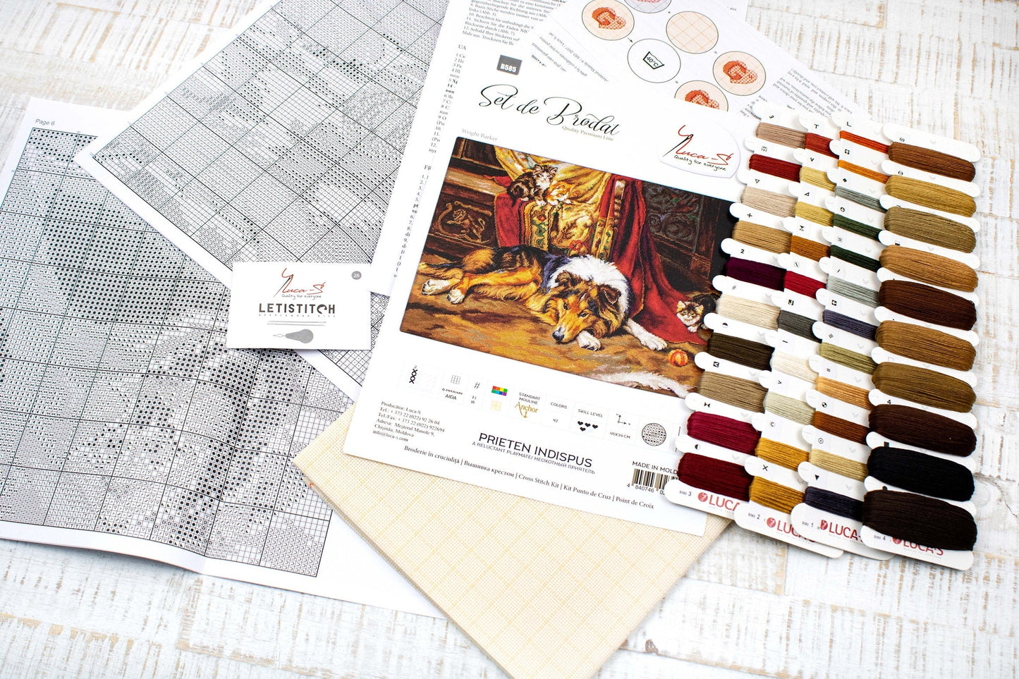 Cross Stitch Kit Luca-S - A Reluctant Companion, B585
