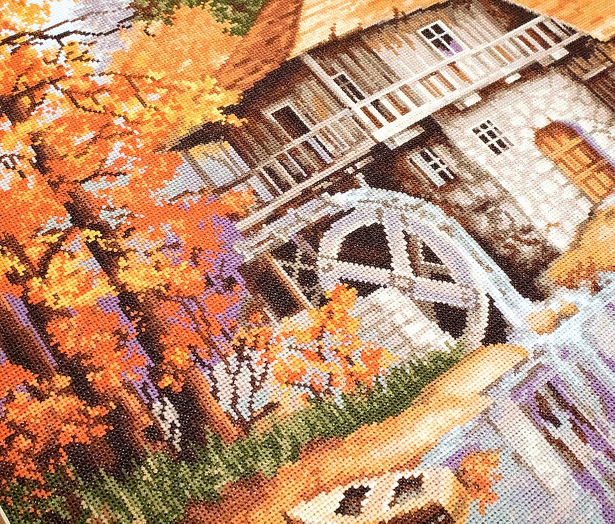 Cross Stitch Kit Luca-S - Autumn Landscape, B481