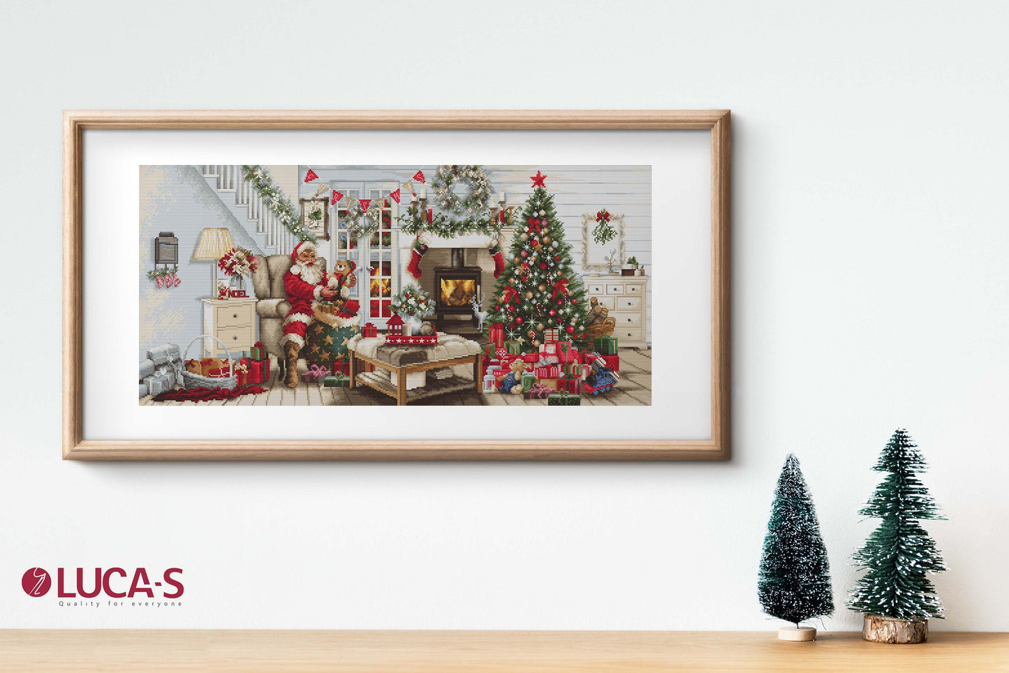 Cross Stitch Kit Luca-S - Santa Interior, B2408