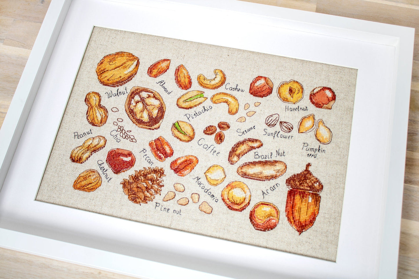 Cross Stitch Kit Luca-S - Nuts and Seeds, B1165