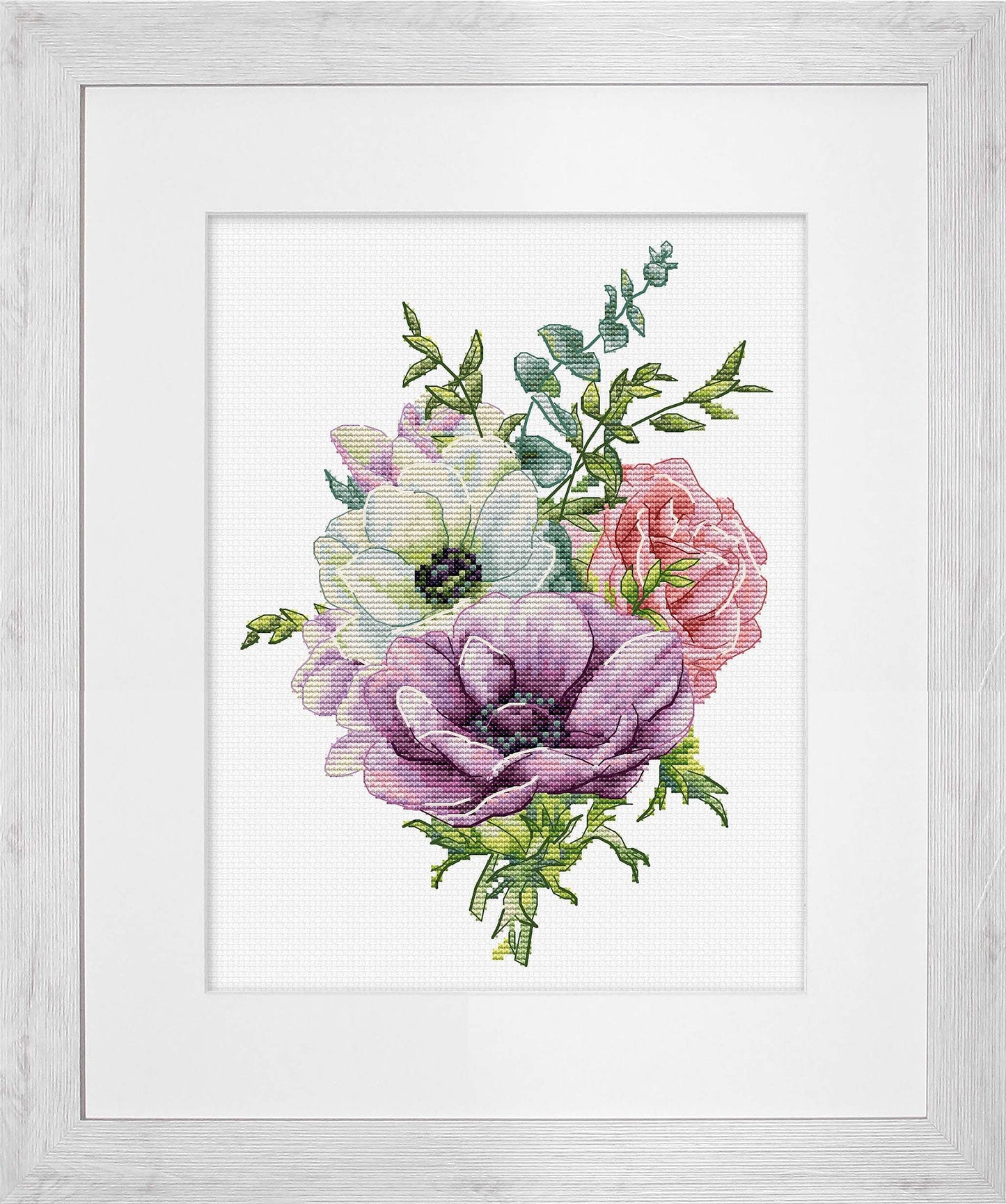 Cross Stitch Kit Luca-S - Anemone, B7017