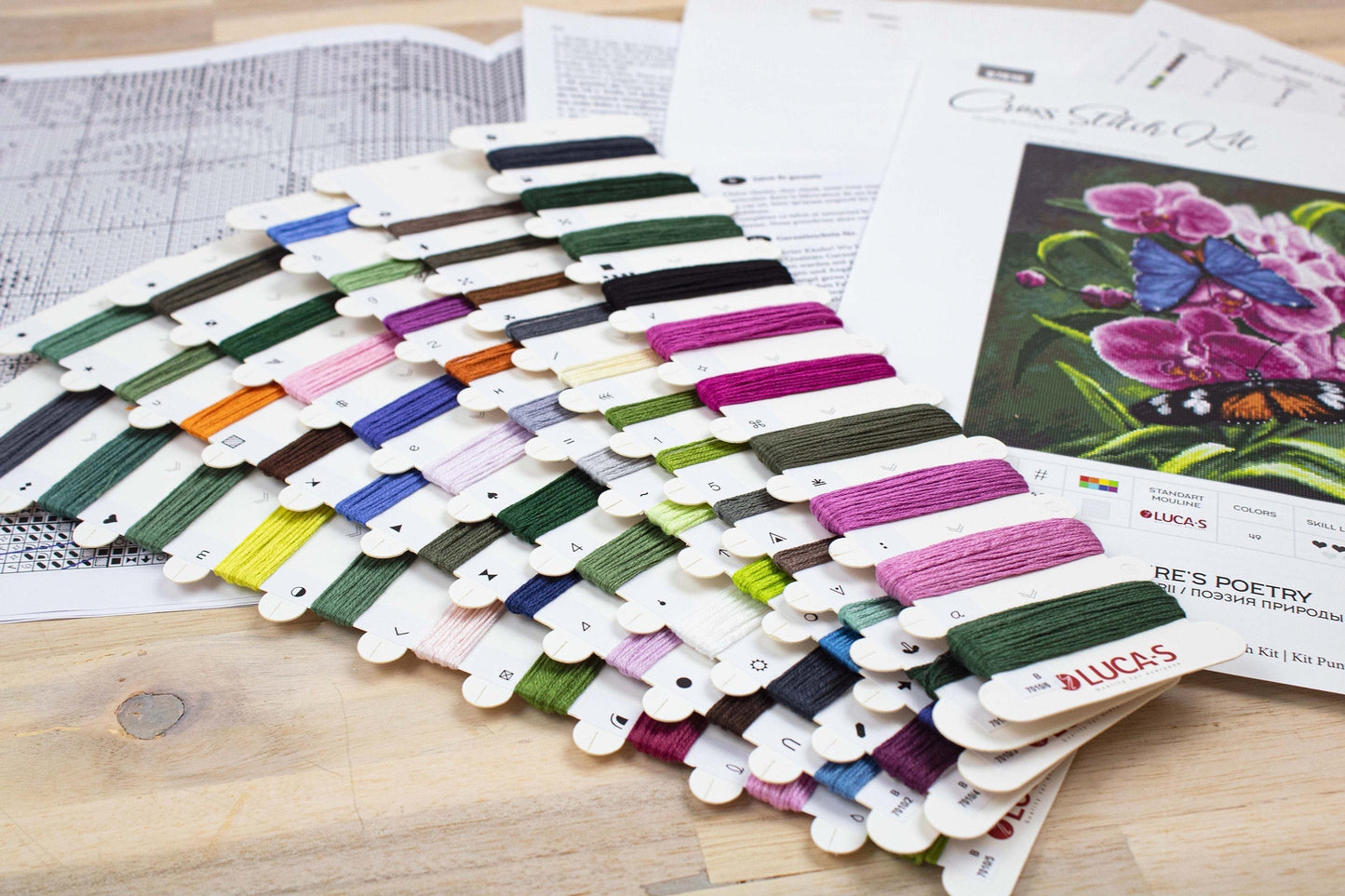 Cross Stitch Kit Luca-S - Nature’s Poetry, B7010